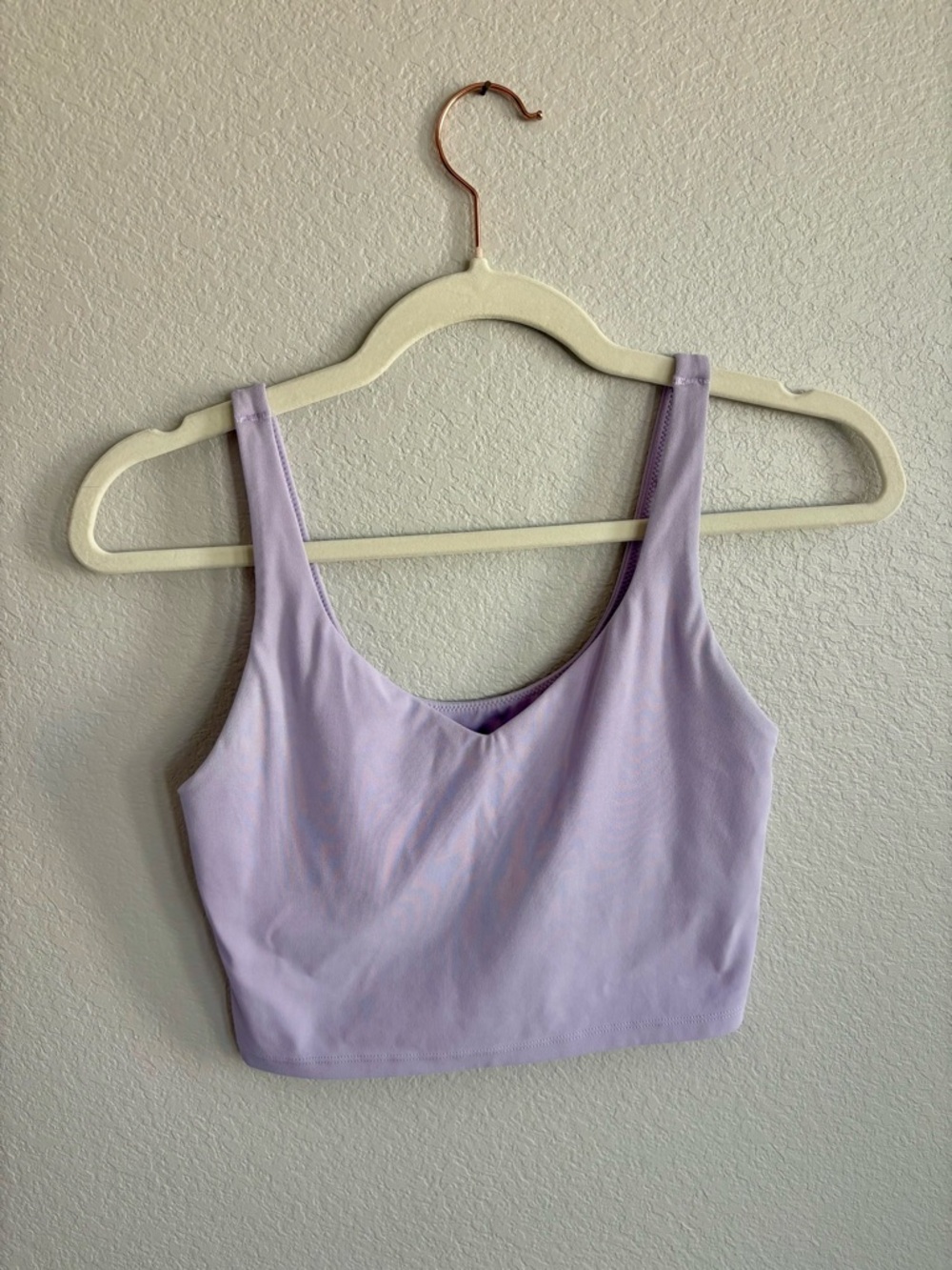 Aerie Lavender Scoop Crop Sports Bra